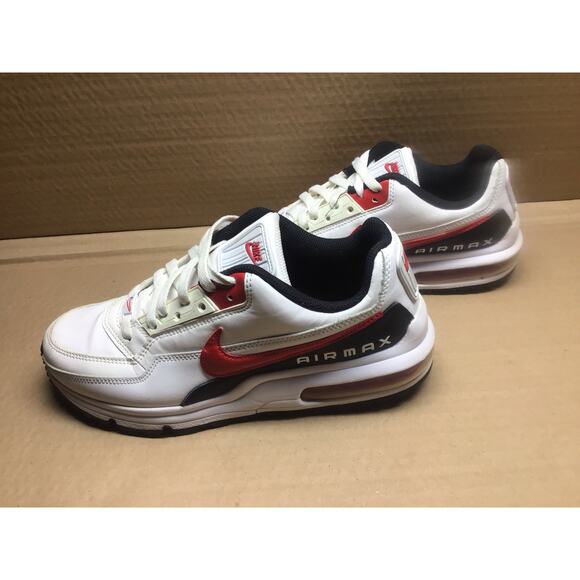 Nike Air Max Ltd 3 USA Leather BV1171 100 White Red & Black Men Size 8 main image 4